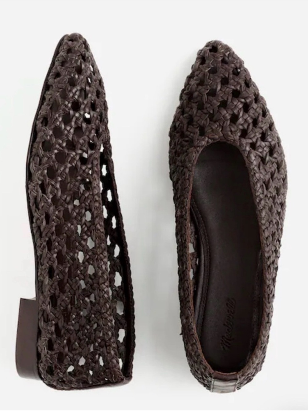 Madewell woven leather ballet flats